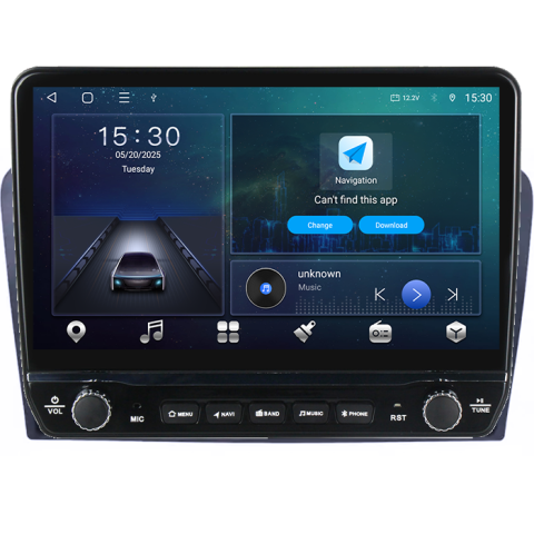 Navigatie dedicata MAZDA 3 2004-2009 Tesla cu butoane rotative model 2024, 4GB RAM 64GB ROM, Procesor Quadcore, Android 14, Display QLED 10", DSP, Carplay&Android Auto [5]