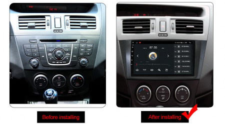 Navigatie dedicata Mazda 5 2010-2015, 4GB RAM 64GB ROM, Octacore, Android 13, Display QLED 9", DSP, Carplay, Android Auto, Internet, Youtube, Waze, WIFI, Bluetooth [3]