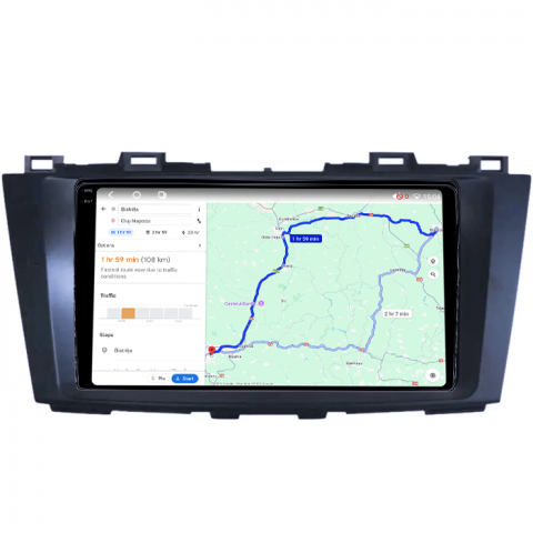 Navigatie dedicata Mazda 5 2010-2015, 4GB RAM 64GB ROM, Octacore, Android 14, Display QLED 1K 9", Carplay&Android Auto, SIM 4G, Ventilator Activ [3]