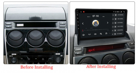 (Resigilata) Navigatie dedicata Mazda 6 2002-2008, 2GB RAM 32GB ROM, Quad Core, Display 9" IPS Full HD, Carplay, Android 13, Bluetooth, Magazin Play, Suport camere AHD [2]