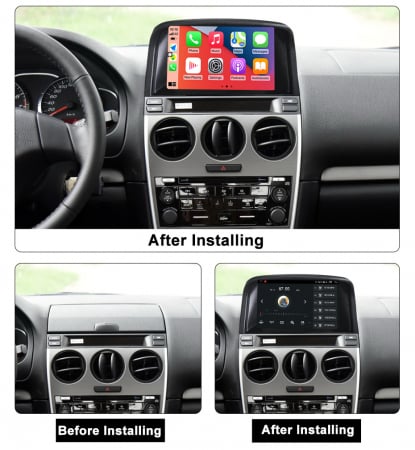 Navigatie dedicata Mazda 6 2002-2008, 4GB RAM 64GB ROM, Octacore, Android 13, Display QLED 9", DSP, Carplay, Android Auto, Internet, Youtube, Waze, WIFI, Bluetooth [7]