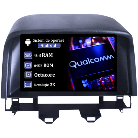 Mazda 6 2002 - 2009 - Navigatie dedicata Mazda 6 2002-2008, 4GB RAM 64GB ROM, Procesor Qualcomm Octacore, Android 14, Rezolutie 2K, Display QLED 9", DSP, Carplay&Android Auto, SIM 4G