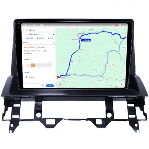 Navigatie dedicata Mazda 6 2002-2009, 4GB RAM 64GB ROM, Octacore, Android 14, Display QLED 1K 9", Carplay&Android Auto, SIM 4G, Ventilator Activ [3]