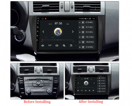 Navigatie dedicata Mazda 6 2008-2012, 4GB RAM 64 ROM, Android 13, QLED, Display 9", DSP, Internet, Youtube , Waze , WI-FI , USB , Bluetooth , Mirrorlink [4]