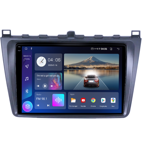 Navigatie dedicata Mazda 6 2008-2013, 4GB RAM 64GB ROM, Procesor Qualcomm Octacore, Android 14, Rezolutie 2K, Display QLED 9", DSP, Carplay&Android Auto, SIM 4G [4]
