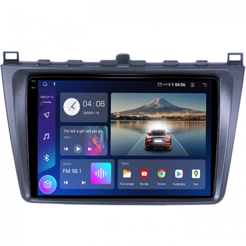 Navigatie dedicata Mazda 6 2008-2013, 4GB RAM 64GB ROM, Quadcore, Android 14, Display QLED 1K, 9", DSP, Carplay&Android Auto, , Suport Camere AHD [1]