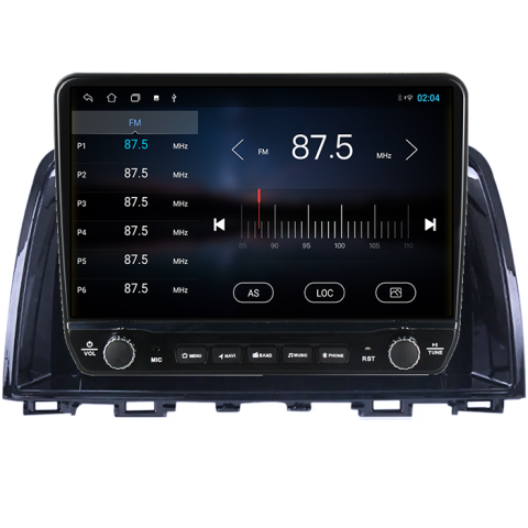 Navigatie dedicata Mazda 6-2014-prezent Tesla cu butoane rotative model 2024, 4GB RAM 64GB ROM, Procesor Quadcore, Android 14, Display QLED 10", DSP, Carplay&Android Auto [2]