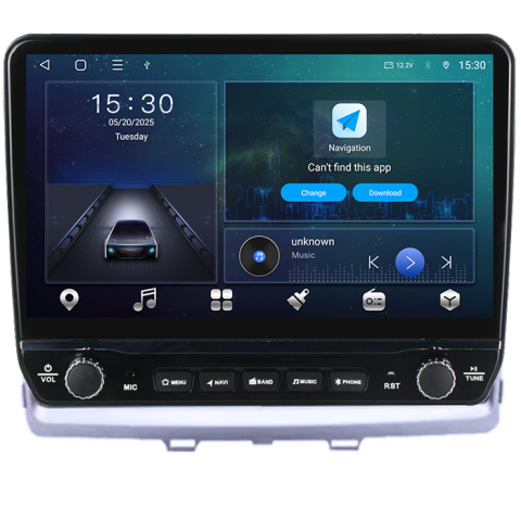 Navigatie dedicata Mazda 8 2011 Tesla cu butoane rotative model 2024, 4GB RAM 64GB ROM, Procesor Quadcore, Android 14, Display QLED 10", DSP, Carplay&Android Auto [5]