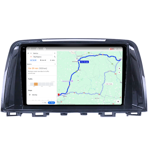 Navigatie dedicata Mazda 6 III 2012-2017, 4GB RAM 32GB ROM, Octacore, Android 14, Display QLED 1K 9", DSP, Carplay&Android Auto, SIM 4G, Bluetooth, Ventilator Activ [4]
