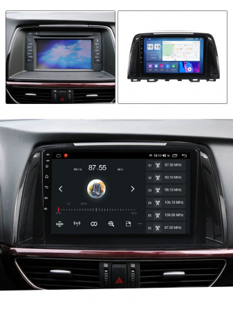 Navigatie dedicata Mazda 6 III 2012-2017, 4GB RAM 64GB ROM, Octacore, Android 13, Display QLED 9", DSP, Carplay, Android Auto, Internet, Youtube, Waze, WIFI, Bluetooth [4]