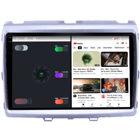 Navigatie dedicata Mazda 8 2011, 4GB RAM 32GB ROM, Octacore, Android 14, Display QLED 1K 9", DSP, Carplay&Android Auto, SIM 4G, Bluetooth, Ventilator Activ [2]