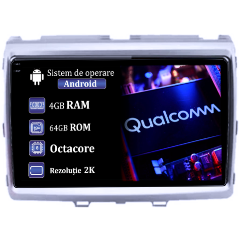 Mazda 8 2011 - Navigatie dedicata Mazda 8 2011, 4GB RAM 64GB ROM, Procesor Qualcomm Octacore, Android 14, Rezolutie 2K, Display QLED 9", DSP, Carplay&Android Auto, SIM 4G