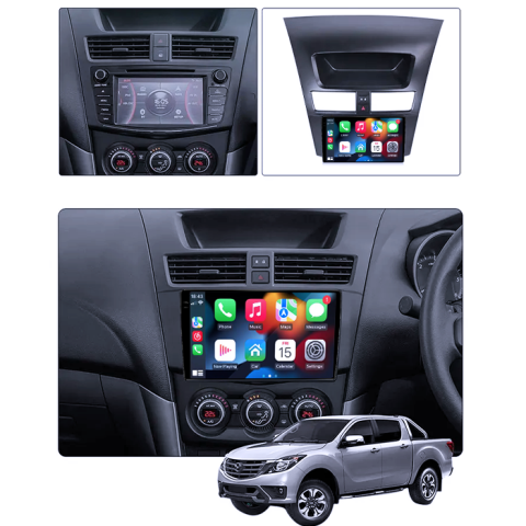 Navigatie dedicata Mazda BT-50 2011-2020, 4GB RAM 64GB ROM, Procesor Qualcomm Octacore, Android 14, Rezolutie 2K, Display QLED 9", DSP, Carplay&Android Auto, SIM 4G [4]