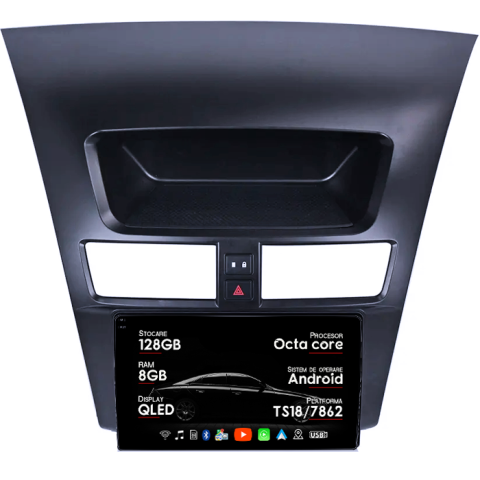 Navigatii Dedicate - Navigatie dedicata Mazda BT-50 2011-2020, 8GB RAM 128GB ROM, Octacore, Platforma TS18, Android 14, Display QLED 9", Suporta camera 360", DSP, Carplay&Android Auto, SIM 4G, Ventilator Activ