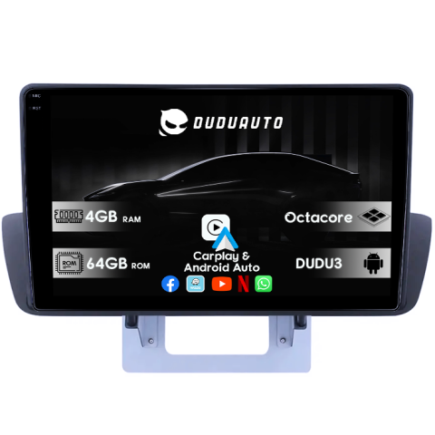 BT50 2012-2018 - Navigatie dedicata Mazda BT-50 2012-2018, DUDU3, 4GB RAM 64GB ROM, Octacore, Platforma 8581, Android, Display QLED 9", DSP, Carplay&AndroidAuto