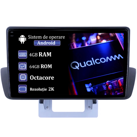 BT50 2012-2018 - Navigatie dedicata Mazda BT-50 2012-2018, 4GB RAM 64GB ROM, Procesor Qualcomm Octacore, Android 14, Rezolutie 2K, Display QLED 9", DSP, Carplay&Android Auto, SIM 4G