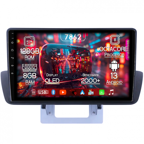 Mazda - Navigatie dedicata Mazda BT-50 2012-2018, 8GB RAM 128GB ROM, Octacore, Platforma 7862,Android 13, Display QLED 9”, Suporta camera 360º, DSP, Carplay&Android Auto, SIM 4G, Ventilator Activ