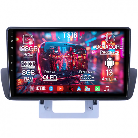 Mazda - Navigatie dedicata Mazda BT-50 2012-2018, 8GB RAM 128GB ROM, Octacore, Platforma TS18, Android 13, Display QLED 9”, Suporta camera 360º, DSP, Carplay&Android Auto, SIM 4G, Ventilator Activ