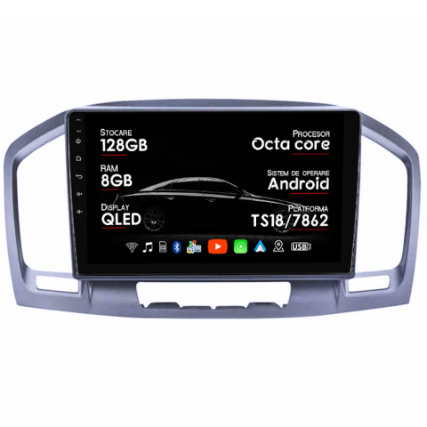 Navigatii Regal 2009 - 2013 - Navigatie dedicata Mazda BT-50 2012-2018, 8GB RAM 128GB ROM, Octacore, Platforma TS18, Android 14, Display QLED 9", Suporta camera 360", DSP, Carplay&And
