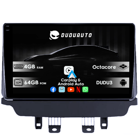 Mazda 2 CX 3 2014-2019 - Navigatie dedicata Mazda 2 CX 3 2014-2019, DUDU3, 4GB RAM 64GB ROM, Octacore, Platforma 8581, Android, Display QLED 9", DSP, Carplay&AndroidAuto