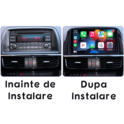 Navigatie dedicata Mazda CX-5 2012-2015, 4GB RAM 64GB ROM, Procesor Qualcomm Octacore, Android 14, Rezolutie 2K, Display QLED 9", DSP, Carplay&Android Auto, SIM 4G [4]