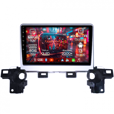 Mazda - Navigatie dedicata Mazda CX-5 2017-2018, 8GB RAM 128GB ROM, Octacore, Platforma 7862,Android 13, Display QLED 9”, Suporta camera 360º, DSP, Carplay&Android Auto, SIM 4G, Ventilator Activ