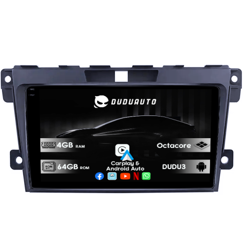 CX7 (2008-2015) - Navigatie dedicata Mazda CX 7 2008-2015, DUDU3, 4GB RAM 64GB ROM, Octacore, Platforma 8581, Android, Display QLED 9", DSP, Carplay&AndroidAuto