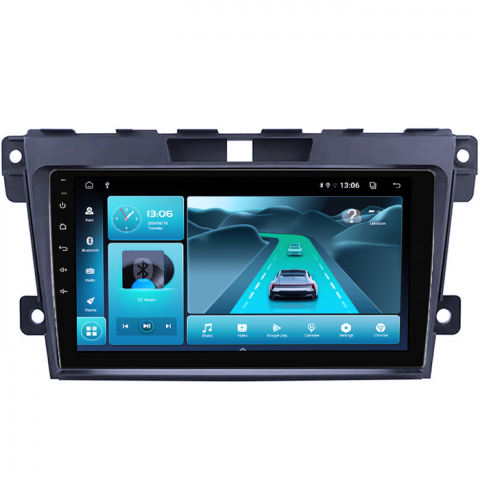 Navigatie dedicata Mazda CX 7 2008-2015, 8GB RAM 128GB ROM, Octacore, Platforma TS18, Android 13, Display QLED 9”, Suporta camera 360º, DSP, Carplay&Android Auto, SIM 4G, Ventilator Activ [2]