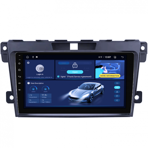 Navigatie dedicata Mazda CX 7 2008-2015, 8GB RAM 128GB ROM, Octacore, Platforma TS18, Android 13, Display QLED 9”, Suporta camera 360º, DSP, Carplay&Android Auto, SIM 4G, Ventilator Activ [1]