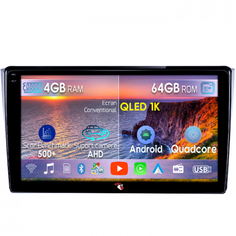 CX-9 2006-2016 - Navigatie dedicata Mazda CX-9 2006-2016, 4GB RAM 64GB ROM, Octacore, Android 14, Display QLED 1K 10", Carplay&Android Auto, SIM 4G, Ventilator Activ