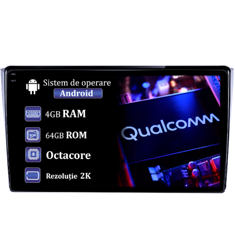 CX-9 2006-2016 - Navigatie dedicata Mazda CX-9 2006-2016, 4GB RAM 64GB ROM, Procesor Qualcomm Octacore, Android 14, Rezolutie 2K, Display QLED 10", DSP, Carplay&Android Auto, SIM 4G