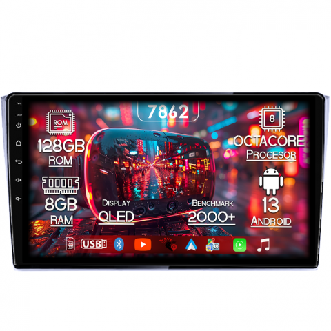 CX-9 2006-2016 - Navigatie dedicata Mazda CX-9 2006-2016, 8GB RAM 128GB ROM, Octacore, Platforma 7862,Android 13, Display QLED 10”, Suporta camera 360º, DSP, Carplay&Android Auto, SIM 4G, Ventilator Activ