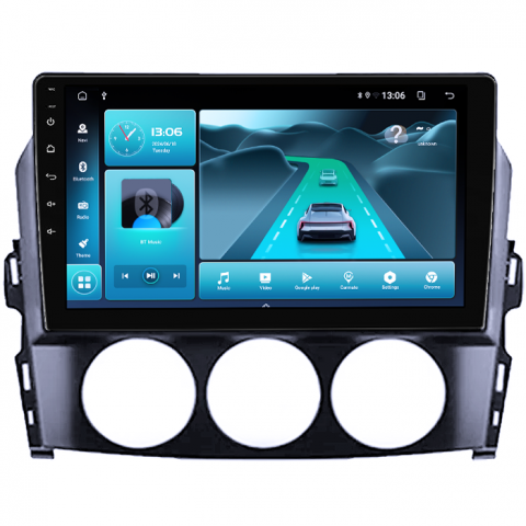 Navigatie dedicata Mazda MX-5 2008-2015, 8GB RAM 128GB ROM, Octacore, Platforma TS18, Android 13, Display QLED 9”, Suporta camera 360º, DSP, Carplay&Android Auto, SIM 4G, Ventilator Activ [2]