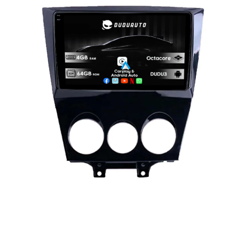 RX8 2008-2021 - Navigatie dedicata Mazda RX-8 2009-2011, DUDU3, 4GB RAM 64GB ROM, Octacore, Platforma 8581, Android, Display QLED 9", DSP, Carplay&AndroidAuto