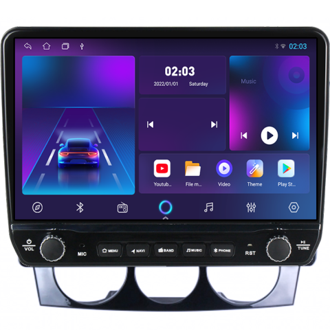 Navigatie dedicata Mazda RX8 2008-2021 Tesla cu butoane rotative model 2024, 4GB RAM 64GB ROM, Procesor Quadcore, Android 14, Display QLED 10", DSP, Carplay&Android Auto [4]