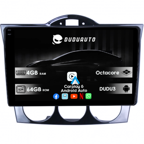 RX8 2008-2021 - Navigatie dedicata Mazda RX-8 2008-2021, DUDU3, 4GB RAM 64GB ROM, Octacore, Platforma 8581, Android, Display QLED 9", DSP, Carplay&AndroidAuto
