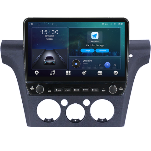 Navigatie dedicata Mitsubishi Airtrek Outlander 2001-2005 Tesla cu butoane rotative model 2024, 4GB RAM 64GB ROM, Procesor Quadcore, Android 14, Display QLED 10", DSP, Carplay&Android Auto [5]