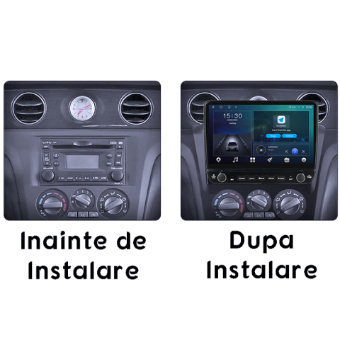 Navigatie dedicata Mitsubishi Airtrek Outlander 2001-2005 Tesla cu butoane rotative model 2024, 4GB RAM 64GB ROM, Procesor Quadcore, Android 14, Display QLED 10", DSP, Carplay&Android Auto [6]