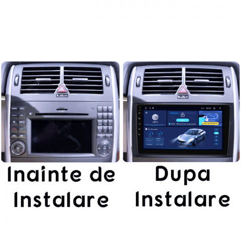 (Resigilata) Navigatie dedicata Mercedes-Benz, 2GB RAM 32GB ROM, Quad Core, Display 9" IPS Full HD, Carplay&Android Auto, Android 14, Suport camere AHD [3]