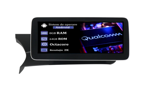 C-Class W204 2011-2014 - Navigatie dedicata Mercedes Benz C Class W204 2010-2012, NTG 4.5, 8GB RAM 64GB ROM, Procesor Qualcomm Octacore, Android 14, Rezolutie 2K, Display QLED 10.25", DSP, Carplay&Android Auto, SIM