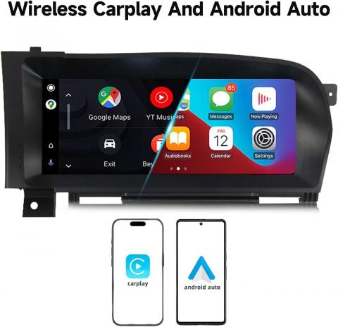 Navigatie dedicata Mercedes Benz S-Class W221 2010-2013, 6GB RAM , Octacore,Android 13, Display QLED 10.25”, Suporta camera 360º, DSP, Carplay&Android Auto, SIM 4G, Ventilator Activ [1]