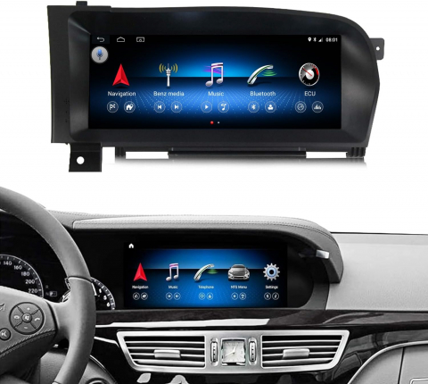 Mercedes-Benz - Navigatie dedicata Mercedes Benz S-Class W221 2010-2013, 6GB RAM , Octacore,Android 13, Display QLED 10.25”, Suporta camera 360º, DSP, Carplay&Android Auto, SIM 4G, Ventilator Activ
