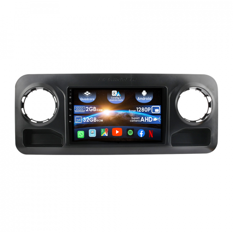 Mercedes-Benz - (Resigilata) Navigatie dedicata Mercedes Benz Sprinter 2019, 2GB RAM 32GB ROM, Quad Core, Display 9" IPS Full HD, Carplay, Android 13, Bluetooth, Magazin Play, Suport camere AHD