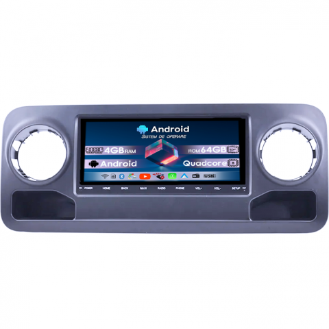 Mercedes-Benz - Navigatie dedicata Mercedes Benz Sprinter 2019, 4GB RAM 64GB ROM, Quad Core, Display 9" QLED 1K, Carplay, Android 14, Bluetooth, Magazin Play, Suport Camere AHD
