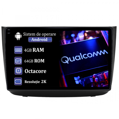Navigatii Dedicate - Navigatie dedicata Mercedes-Benz Vito 2003-2006, 4GB RAM 64GB ROM, Procesor Qualcomm Octacore, Android 14, Rezolutie 2K, Display QLED 9", DSP, Carplay&Android Auto, SIM