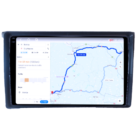 Navigatie dedicata Mercedes-Benz Vito 2003-2006, 4GB RAM 64GB ROM, Procesor Qualcomm Octacore, Android 14, Rezolutie 2K, Display QLED 9", DSP, Carplay&Android Auto, SIM 4G [5]