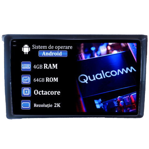 Vito 2003-2006 - Navigatie dedicata Mercedes-Benz Vito 2003-2006, 4GB RAM 64GB ROM, Procesor Qualcomm Octacore, Android 14, Rezolutie 2K, Display QLED 9", DSP, Carplay&Android Auto, SIM 4G