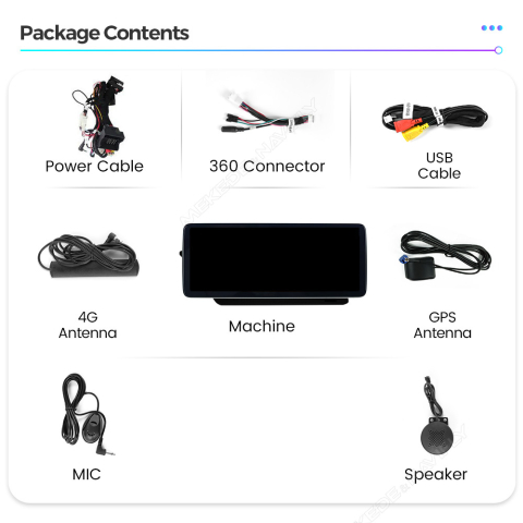 Navigatie dedicata Mercedes-Benz w207 8GB RAM 256GB ROM, Procesor Qualcomm Octacore, Android 14, Rezolutie 2K, Display QLED 10.25", DSP, Carplay&Android Auto, SIM 4G [3]