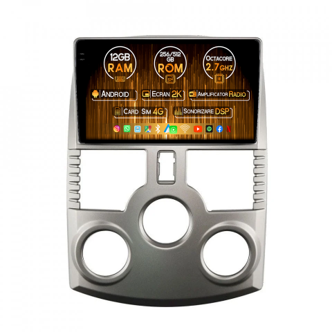 Rush 2006-2011 - Navigatie dedicata Toyota Rush 2006-2011/Daihatsu Terios 2005-, 12GB RAM 256GB ROM, Android 14, Rezolutie 2K, Display QLED, 9", DSP, Carplay, Android Auto, Internet, Youtube, Waze, Wi Fi, USB