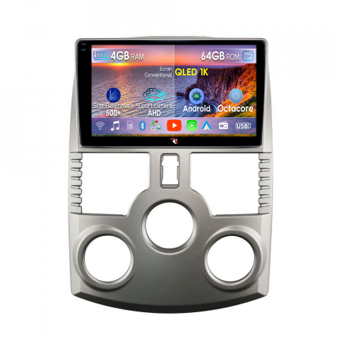 Rush 2006-2011 - Navigatie dedicata Toyota Rush 2006-2011/Daihatsu Terios 2005-, 4GB RAM 64GB ROM, Octacore, Android 14, Display QLED 9", DSP, Carplay&Android Auto, SIM 4G, Ventilator Activ - Copie